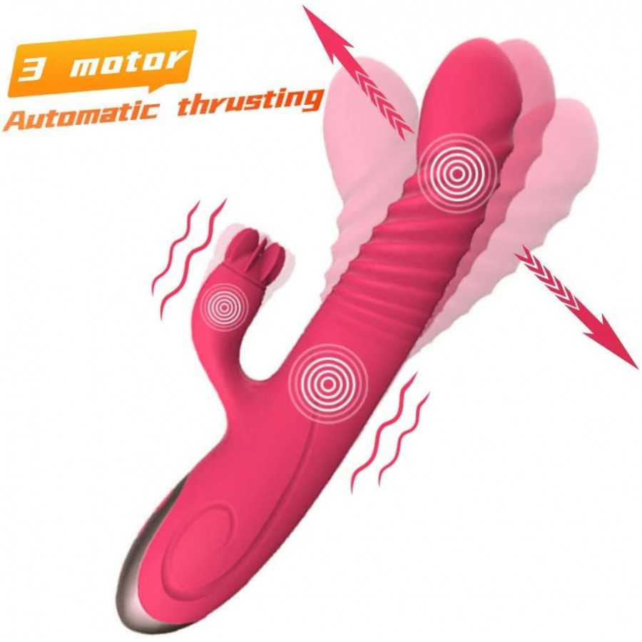 2023 G Spot Rabbit Vibrators for Women, Rechargeable Vibrating Toys Pleasure Adult Sex Toys & Games for Couples Pleasure