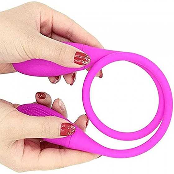 Clit G-spot Dildo Vibrator, Dual Motor Dual Heads Clit G-spot Nipple Anal Stimulation Massager, 7 Powerful Vibration Modes, Rech