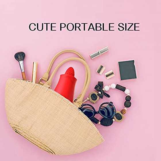 Unique Handheld Toys Ergonomic Back Pleasure Stylish Massager 10 Speeds Cordless Perfect for Woman Muscle Tension Relief Red-1