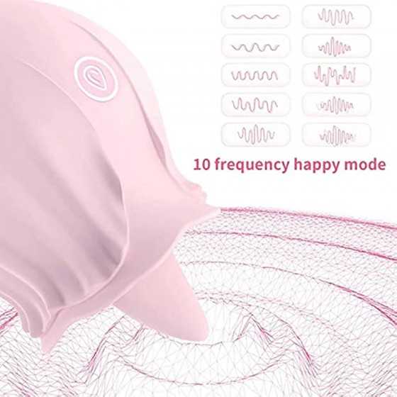 Rose Toy for Women Pleasure, Electric Women Relaxing Toy, Woman Suction 10 Modes… (Pink)