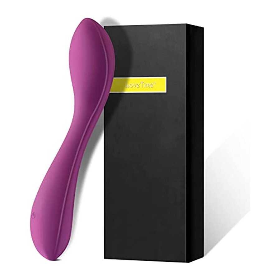 Luvkey Wireless Clitoral Vibrator Stylish Smooth and Powerful,10 Vibration Modes Handheld Electric Rechargeable Waterproof （Purp