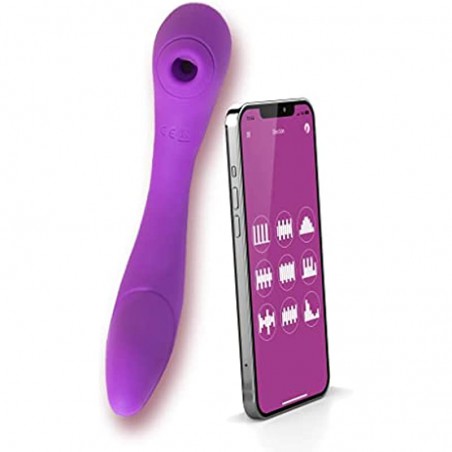 Massager for Women-Portable Vibrator-Remote Vibration-Clitoris and G-Spot Stimulator-Manual and App Controlled-12 Use Modes-Waterproof Vibrator-Toy for Couples-Massager for Women