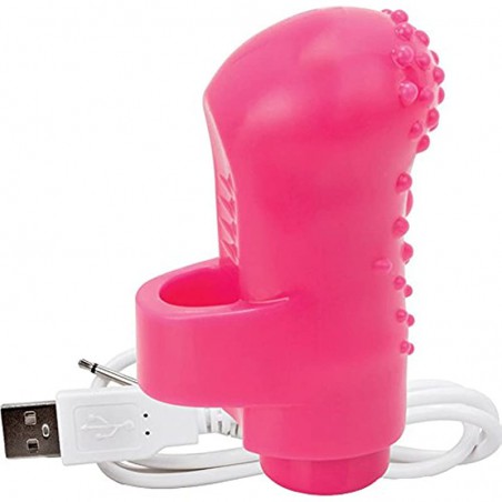 Screaming O Charged Fingo Vooom Mini Vibe, Pink