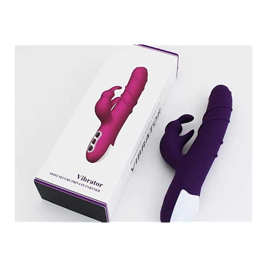 Rechargeable Adults Sex Toy Vibrator Dildo Stimulator Double Action Clitoral G-Point for Pleasure Women Men Waterproof 360 Rotat