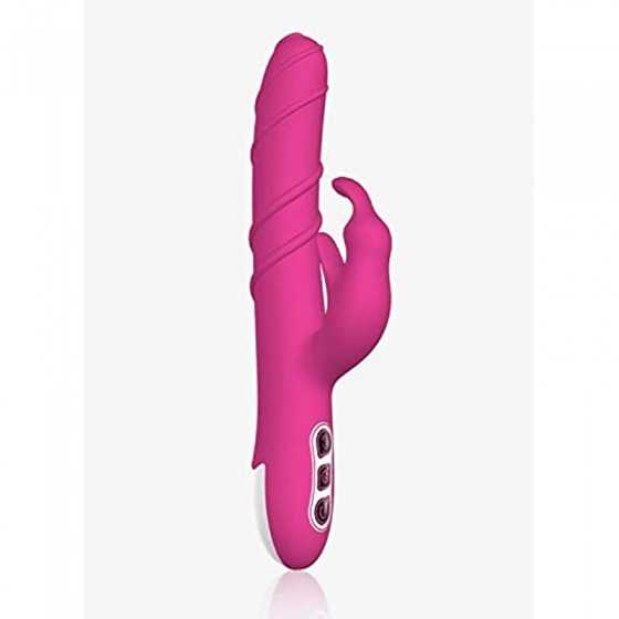 Rechargeable Adults Sex Toy Vibrator Dildo Stimulator Double Action Clitoral G-Point for Pleasure Women Men Waterproof 360 Rotat
