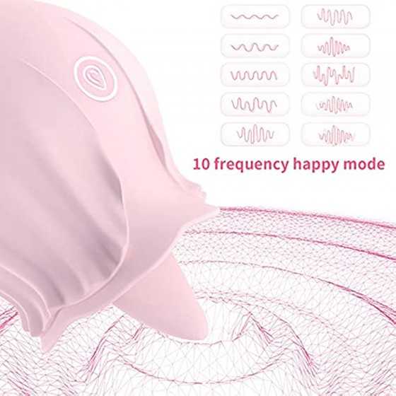 BONAQA Rose Toy for Woman, Rose Vibrator Pleasure Rose Sex Toy Clit Sucker Adult Sensory Toys Clitoral Nipple Stimulator G-Spot 