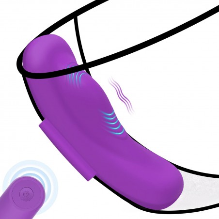 Wearable Vibrator with Magnetic Wings - SEXY SLAVE Daniel Tiny Remote Control Vibrating Panties, 10X Rechargeable Quiet Clitoral Vibrator, Sex Toys for Women