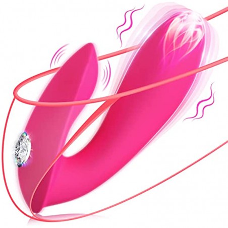 Adult Sex Toys for Women Couples-Butterfly Wearable Panty Vibrator for Women Sex Toys, 9 Modes G Spot Clitoral Stimulation Dildo Vibrator,Rose Sex Stimulator for Women,Adult Sex Toys & Games