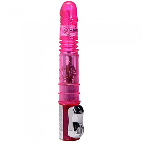 Lynx Pink Thrusting Vibrator