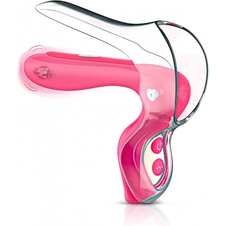 G Spot Vibrator Vibrators Clitoralis Stimulator Vibrator for Women 10 Vibrations Sex Toys 2 in 1 Toys Couples Adult with Light Sexual Tools for Female Detachable (L)