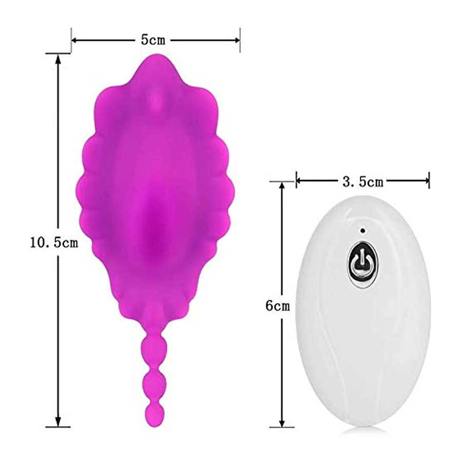 Wearable Panty Clit Butterfly Vibrator Sex Toy, Wearable Clit and G-spot Vibrator for Clitoral G-spot Dual Stimulation, Wearable