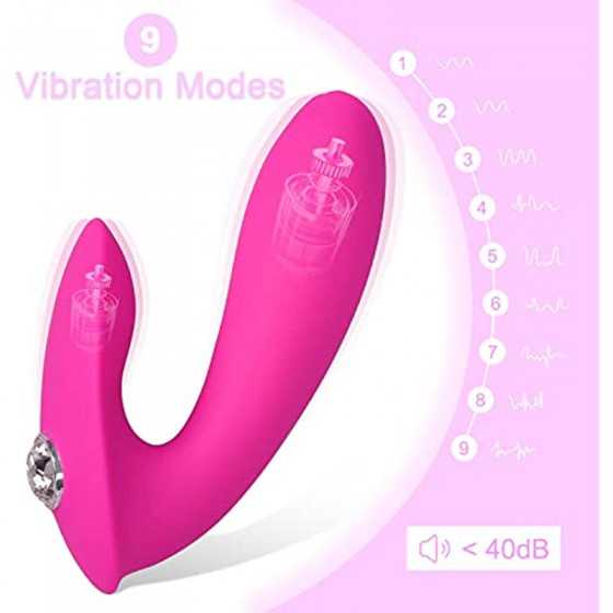Adult Sex Toys Women Sex Toy-Butterfly Panty Vibrator Wearable Sex Stimulator for Women,9 Modes G-Spot Clitoral Stimulation Vibr