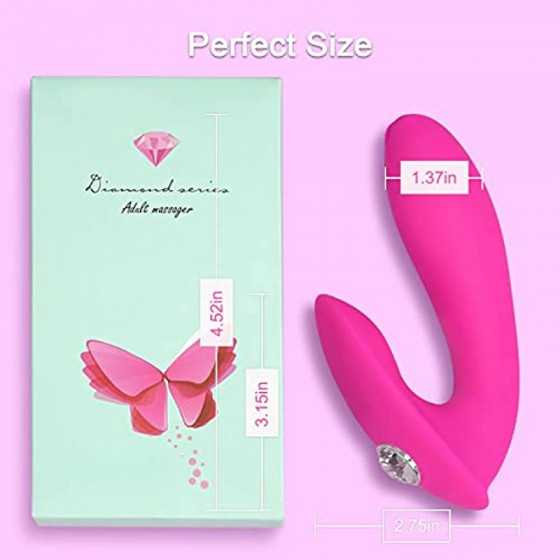 Adult Sex Toys Women Sex Toy-Butterfly Panty Vibrator Wearable Sex Stimulator for Women,9 Modes G-Spot Clitoral Stimulation Vibr