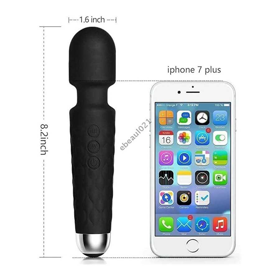 Butterfly Vibrator MIMI8MILA Flexible Silicone Powerful Massager With 20 Vibration Modes 8 Speeds, Wireless Handheld Waterproof 