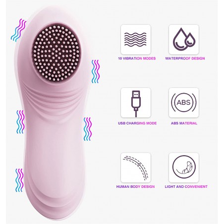 Butterfly Remote Control Panty Wearable Vibrator, Vibrators Adullt/Woman Sex Toys, Discreet Clitoralis Vibrator Womens Bluetooth Consoladores Toy for Couples, Female Waterproof Sexuales (Pink)