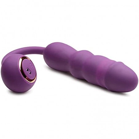 INMI Thrust Thumper Thrusting Vibrator for Women with Remote. Sex Toys for Female Pleasure & Couples Toy for Adults. Premium Silicone Vibrating Dildo, Waterproof & Rechargeable - USB Cable Included