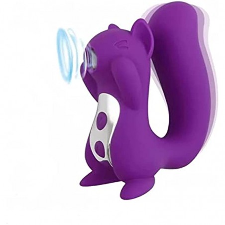 Squirrel Sucking Toys Sensory Toys for Women and Men Pleasure Sexual Wellness Pleasure Tools Adult Massage Couples Game Pressure Wave Technology, Waterproof, Rechargeable, Personal