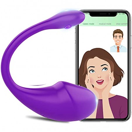 Bullet Vibrator, Wearable Panty G-spot Vibrator Dildo with APP Control, Sex Toys for Women with 10 Vibration Modes, Bluetooth Remote Control Vibrator with Music Sync, Partner & App Control