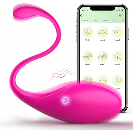 Adult Sex Toys Women Sex Toy-Bluetooth Wearable Panty Couple Dildo Vibrator with 9 Vibrations,Rechargeable APP and Remote Control, G spot Clitoral Anal vibrators, Rose Sex Stimulator for Women Couples