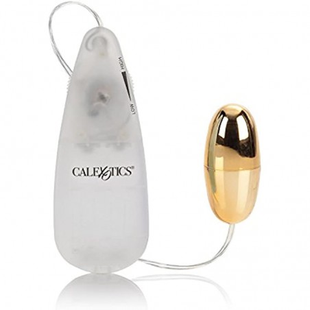  Pocket Exotics Wired Bullet Vibrator - Sex Toys for Couples - Adult Vibe Egg Massager - Gold