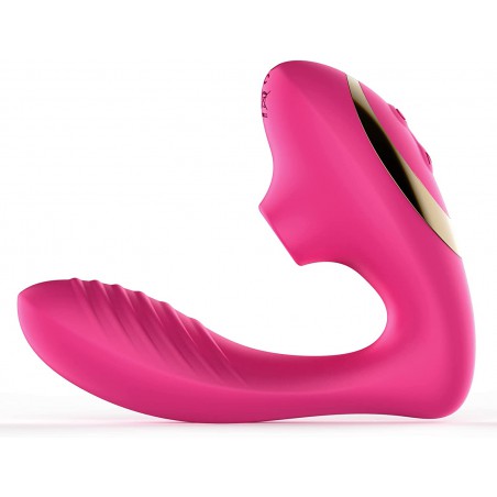  Clitoral Sucking Vibrator for Clit G Spot, Dual Stimulation Adult Sex Toys with 10 Suction and Vibration Patterns for Women and Couple (OG)