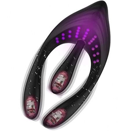 Clitorals Stimulator for Women, Tongue Clitoral Stimulation Sex Toy- Multivibrator and G-Spot Stimulator with 10 Powerful Vibrations Modes Dual Motors, Rechargeable & Waterproof