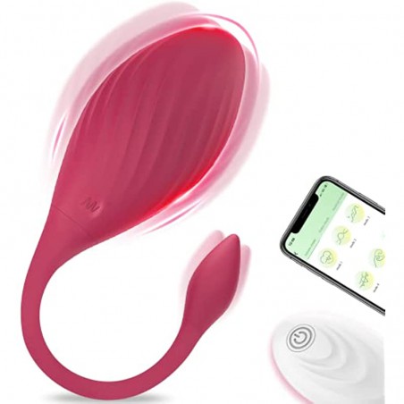 Wearable Panty Vibrator with APP & Remote Control, G Spot Egg Vibrator Clit Stimulator with 9 Vibrations Ultra Quiet Couples Sex Toys Vibrating Ball Prostate Massager Adult Sex Toys for Women Couples