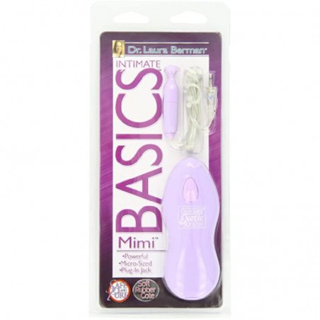  Laura Berman Intimate Basics Mimi - Waterproof Bullet Vibrator - Adult Toys for Couples - Pocket Massager - Purple