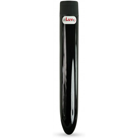 Simple Vibrating Dildo  Multispeed  Smooth Black