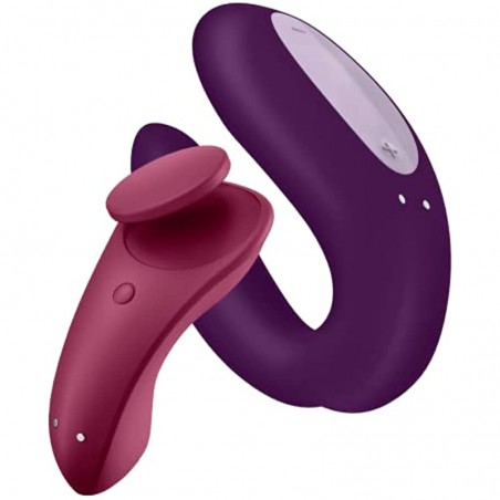 Satisfyer Partner Box 1 - Includes Double Joy Couple's Vibrator and Sexy Secret Panty Vibrator - G-Spot and Clitoris Stimulation, Compatible with Free Satisfyer App, Waterproof, Rechargeable