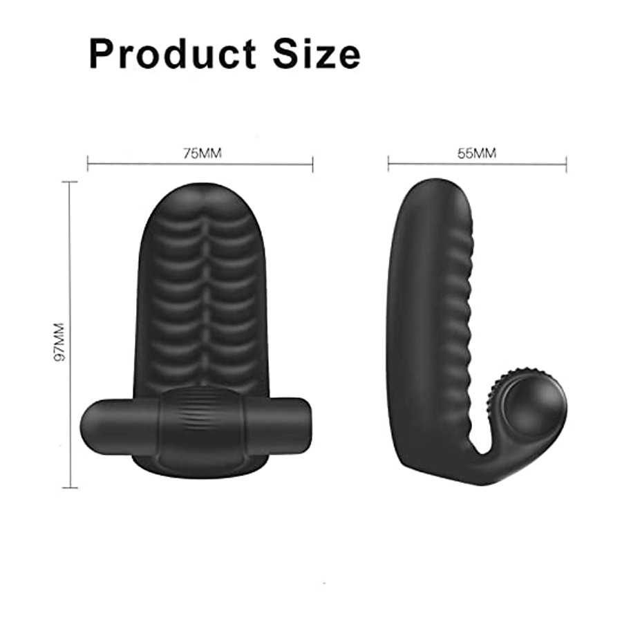 Agohua Finger cot Vibrator G spot Orgasm Massage Clitoral Stimulation Female masturbator Vibrator Lesbian Sex Toys Adult Product
