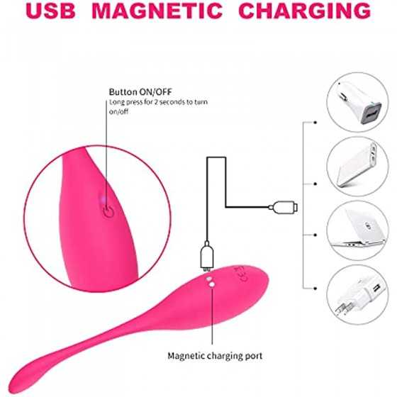Couple Vibrator with APP Control, LEVETT Nipple Clit Stimulator Female Sex Toy, Waterproof Rechargeable Anal Stimulation Vibrati