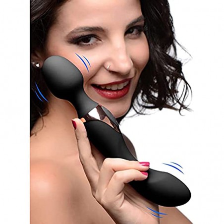  Essentials  essentials 10x Dual Duchess 2-in-1 Silicone Massager - Pink
