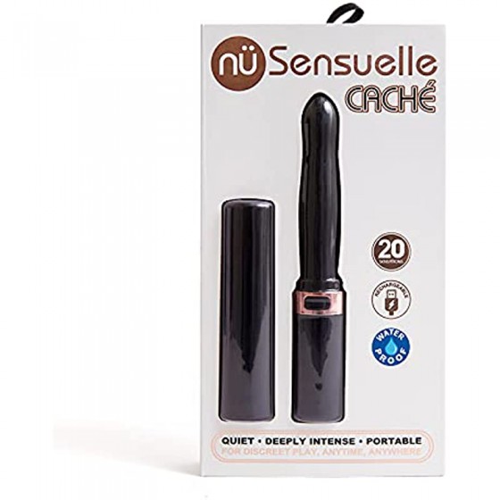 Adult Sex Toys Sensuelle Cache 20 Func Vibe Black/Black
