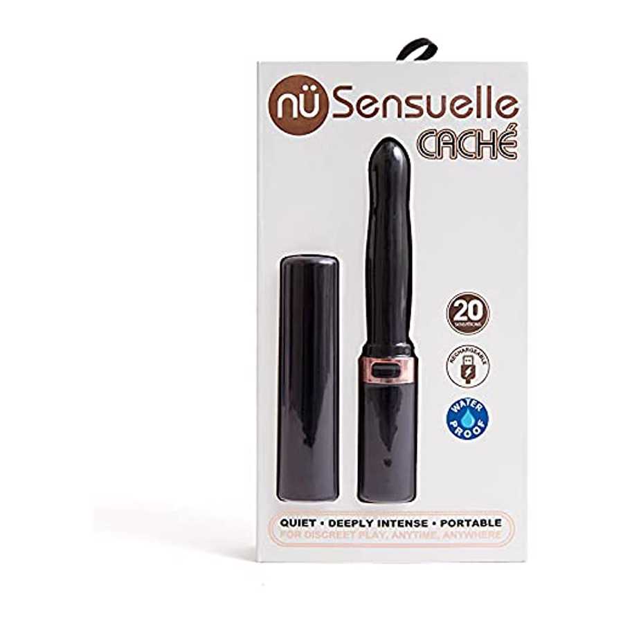 Adult Sex Toys Sensuelle Cache 20 Func Vibe Black/Black