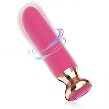 Rechargeable Bullet Vibrator with 10 Powerful Vibration Modes, Iusmnur Adult Sex Toys for Clitoris Nipple Vagina Massage to Women or Couples Fun(Waterproof)
