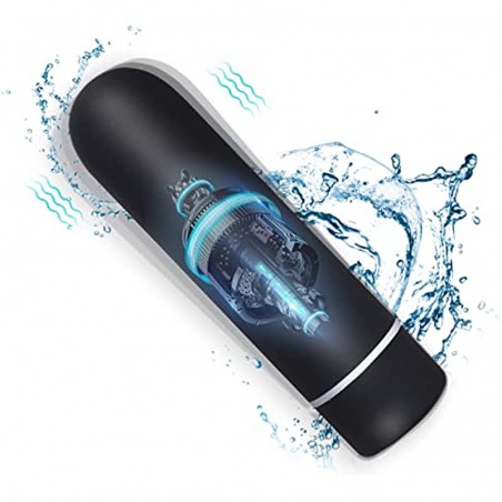 Small Bullet Vibrator Sex Toy for Women and Couples, Ultra-Strong Vibration Mini Clit Vibrator with 9 Modes, Full Silicone Vibrating Finger Massager for G Spot Nipple, Female Rechargeable Lipstick