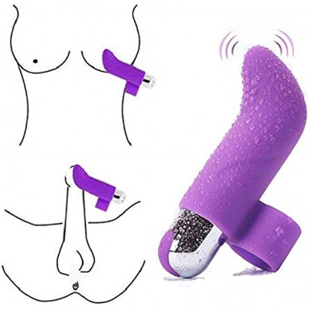 Anal Vibrator, Dildo Vibrating Machine Sex Toy for Women, Bullet Vibrator, Mini Finger Relaxing Massager Silicone Finger Electric Massager Body Massager Dancer Shoe Type Small Massager