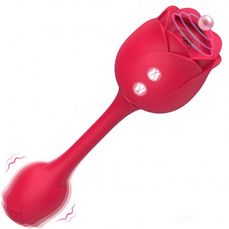 Adult Sex Toys Women Sex Vibrator- Adult Vibrator Rose Sex Toy for Woman,G spot Clitoral Nipple Stimulator with 9 Tapping,Vibrating Adult Toy Rose Sex Stimulator Vibrators Sex Toys for Female Couple
