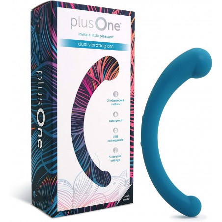 6k Dual Vibrating Arc, Personal Massager, 5 Powerful Vibration Settings, Rechargeable, Fully Waterproof
