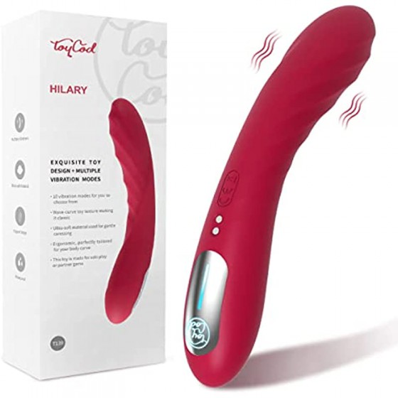 G-Spot Dildo Vibrator Rose...