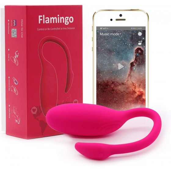 Flamingo Magic Motion Wearable Vibes, Intelligent Wearable Massager Remote Control Massaging Tool App with iOS Android Personal Intelligent Massager Wearable Vibrator Adult Toy Designed for Ladies