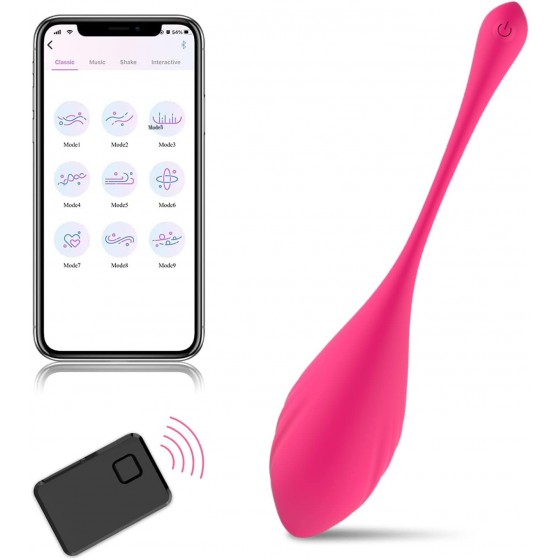 ElfGame G Spot Vibrator Sex Toys with Phone APP and 30ft Remote Control, Vibrator Adult Sensory Toys Dildo Adult Sex Toys for Men Women Clit C Spot Clitoral Stimulation (Pink)