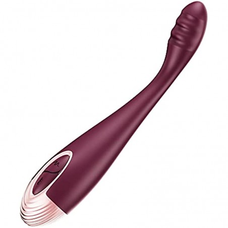 Finger Shaped G-Spot Vibrator for Women - Cawpink 7 Stimulation Modes & 2 Heating Functions, Flexible Dildo Finger Vibrators Adult Sex Toy Stimulator for Women and Couple