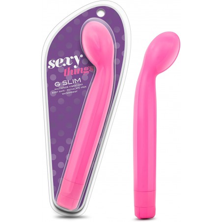 6k Sexy Things G Slim - Powerful G Spot Stimulating Vibrator - Designed for Perfect G Spotting - IPX7 Waterproof - Adjustable Vibration Speeds - Adult Pleasure Sex Toy for Women and Couples - Pink