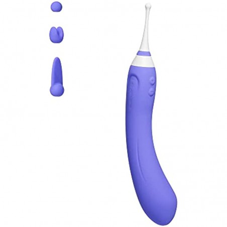 6k Hyphy G Spot Vibrator for Clitoris Vagina Dual Stimulator, 3 Attachments Mini Nipple Massagers for Female, Small Vibrator Sex Things for Women Pleasure, Waterproof Vibrating Sex Toys
