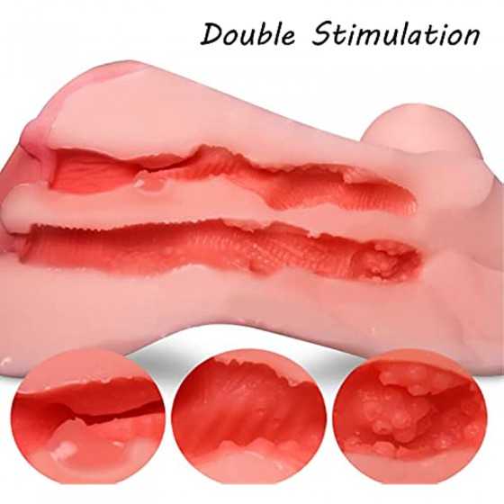 Pocket Pussy Male Masturbator Trustown Sex Toy with Realistic Large 3D Vagina Clitoris Anal Erotic Sex Toy for Adult Men Masturb