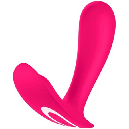 Satisfyer Top Secret Wearable Vibrator with App - Butterfly Vibrator, Panty Vibrator, G-spot Stimulator, Sex Toys for Women - Compatible with Satisfyer App, Waterproof, Rechargeable