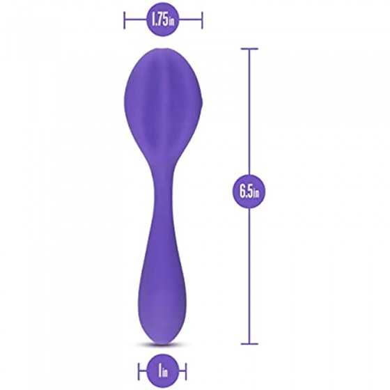 Blush Wellness Duo - Flexible Body Bends for Couples Play or Straightens For Solo Play and G Spot Stimulation - 10 Powerful Vibr
