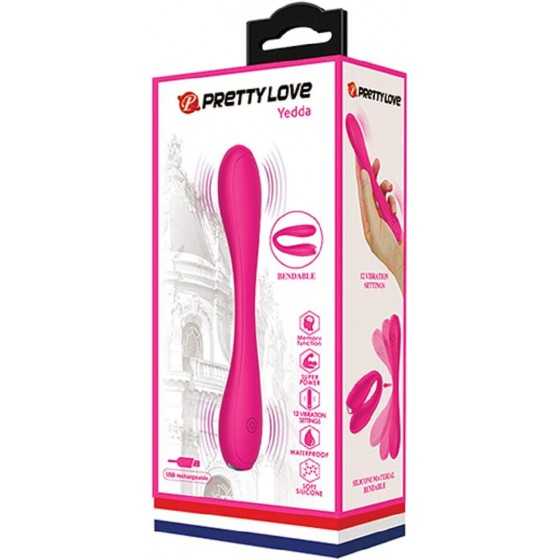 Pretty Love Yedda Bendable Vibrator (Pink)
